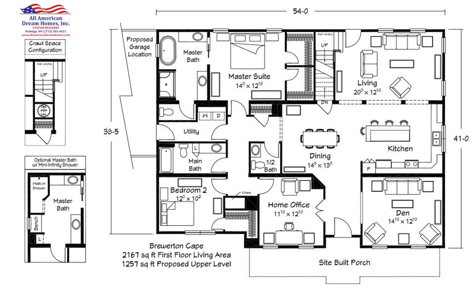 Brewerton All American Dream Homes Custom Home Builder