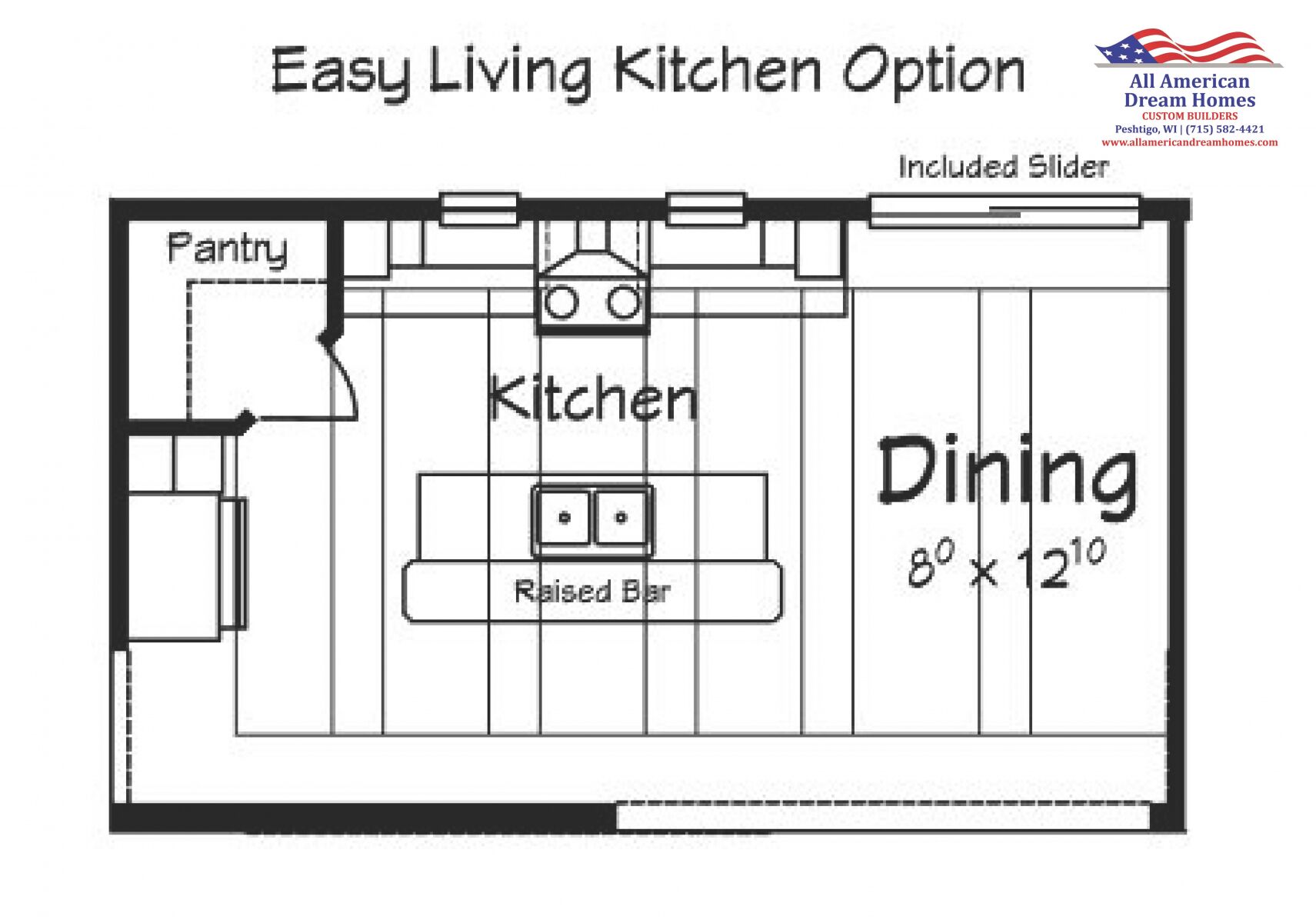 Modified Elmira - All American Dream Homes | Custom Builder
